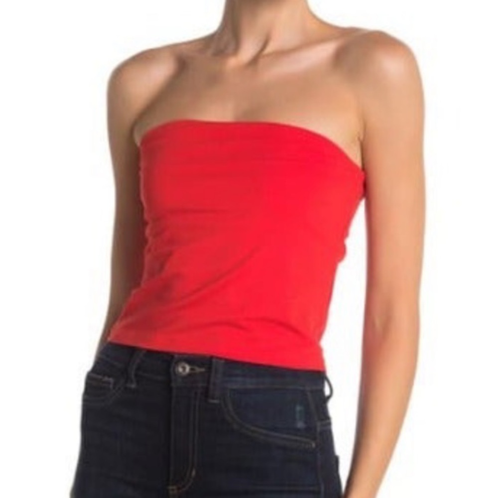 BP Red Tube Top Size L NWOT